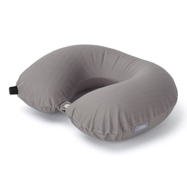 Luxury Travel Pillow in Taupe