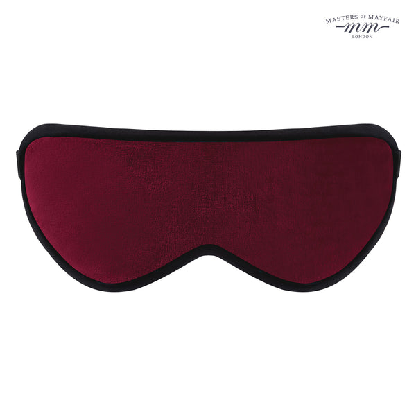 Luxury Lavender Burgundy Sleep Face Mask Masters of Mayfair UK Front