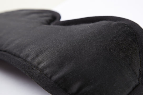 Luxury Sleep Face Mask Masters Of Mayfair UK Navy Blue Reverse