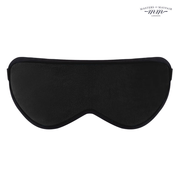 Luxury Black Sleep Face Mask Masters of Mayfair UK Front